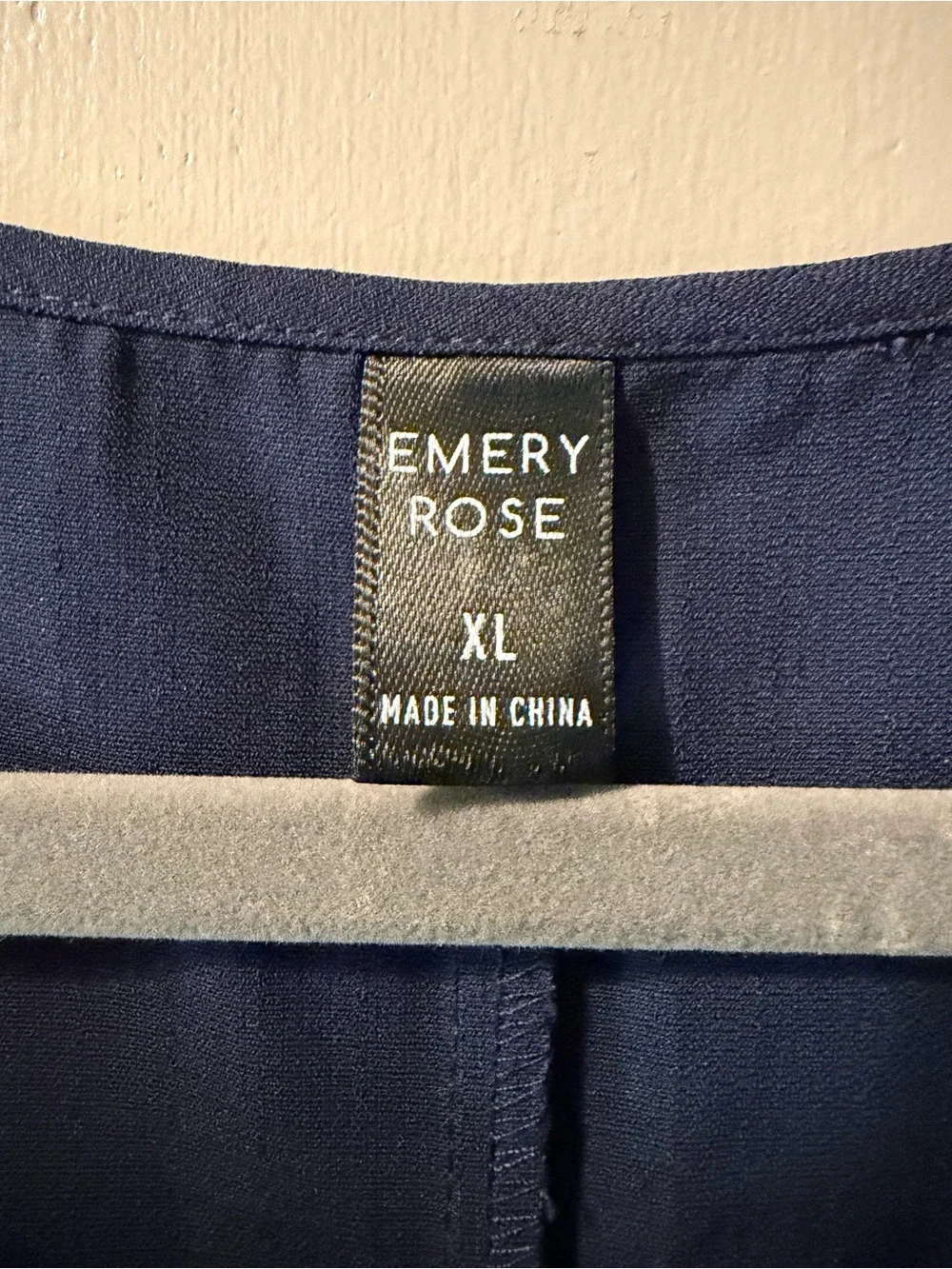 Emory Rose Navy Sleeveless High-Low Shift Dress